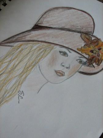 Girl with Autumn Hat 2